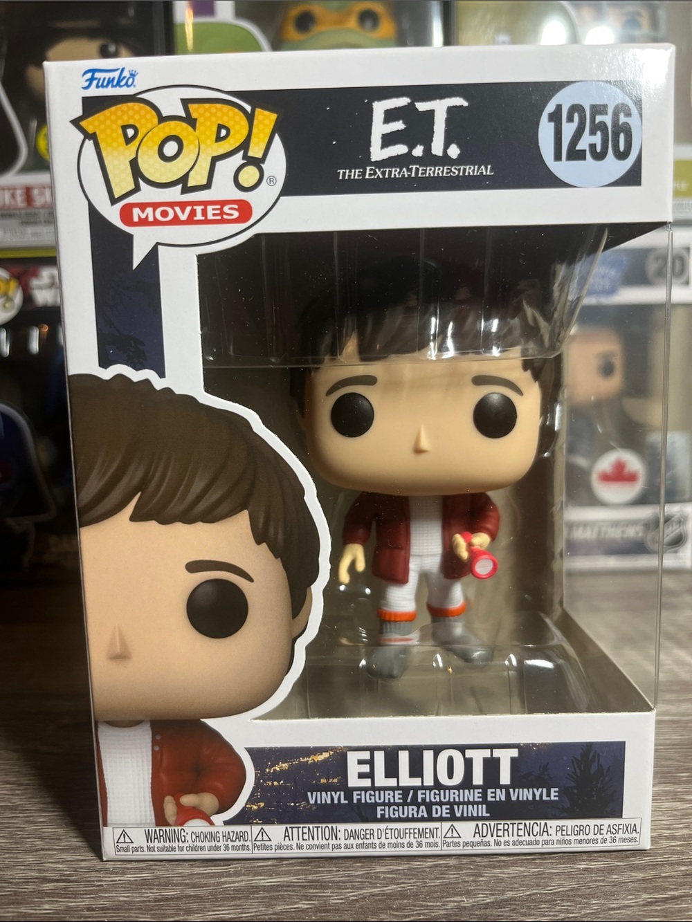 Funko Pop! Movies E.T. Elliott Vinyl Figure - Red Jacket, White Shirt